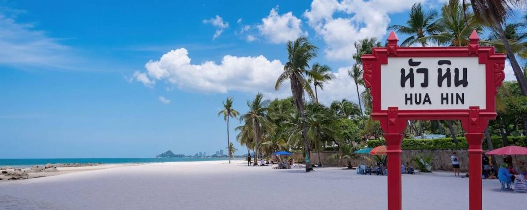 <font dir="auto" style="vertical-align: inherit;"><font dir="auto" style="vertical-align: inherit;"> </font></font>A popular destination in Prachuap Khiri Khan Province hua hin beach 1
