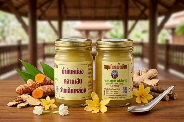 น้ำมันหม่องคลายเส้นว่านเอ็นเหลือง น้ำมันหม่องคลายเส้นว่านเอ็นเหลือง